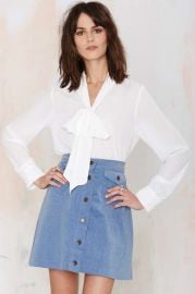 Work It Pussy Bow Blouse at Nasty Gal