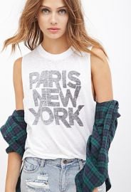 World Traveler Muscle Tee  Forever 21 - 2000083830 at Forever 21