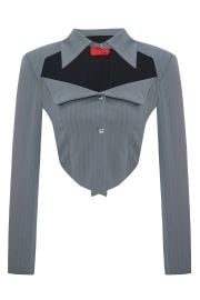 Woven Striped Shirt With Metal Button PCFG Store at PCFG