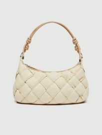 Woven hobo bag beige at Marella