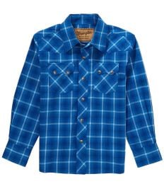 Wrangler® Big Boys Long Sleeve Retro Western Shirts at Dillards