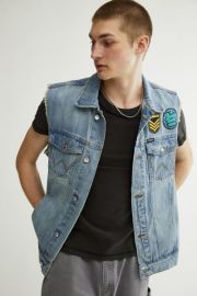 Wrangler Cowboy Souvenir Denim Vest at Urban Outfitters