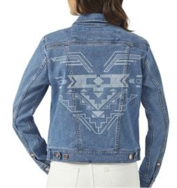 Wrangler Denim Western Jacket at Amazon