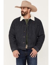 Wrangler Mens Sherpa-Lined Corduroy Solid Jacket - at Country Outfitter