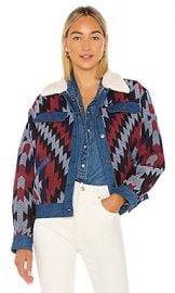 Wrangler Trucker Jacket in Blue Depths from Revolve com at Revolve