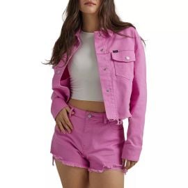 Wrangler Western Cropped Shacket at Kohls