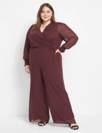 Wrap-Front Jumpsuit  Lane Bryant at Lane Bryant