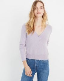 Wrap-Front Pullover Sweater at Madewell