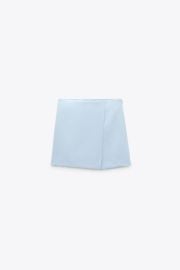 Wrap Front Skort at Zara