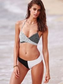 Wrap Halter Bikini in Pebble print at Victorias Secret