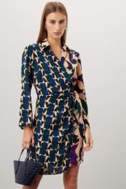 Wrap Mini Dress by Donna Morgan Rent the Runway at Rent the Runway