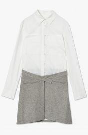 Wrap Skirt Shirtdress at Derek Lam