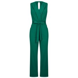 Wrap V Neck Sleeveless Blazer Jumpsuit at Walmart