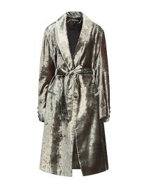 Wrap Velvet Coat with Belt by Ann Demeulemeester at Yoox