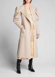 Wren Puff Sleeve Wool Coat by Ulla Johnson at Bergdorf Goodman