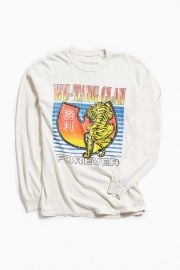 Wu-Tang Clan Tiger Long Sleeve Tee at Urban Outfitters