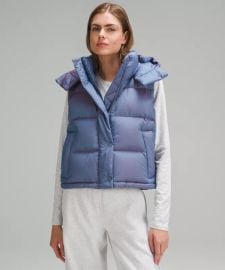 Wunder Puff 600-Down-Fill Cropped Vest Womenx27s Coats amp Jackets lululemon at Lululemon
