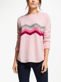 Wyse London Celine Zig Zag Cashmere Jumper at John Lewis