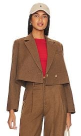 X Emrata Berlin Blazer at Revolve