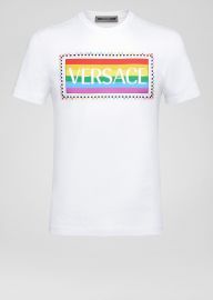 X PRIDE LOGO T-SHIRT at Versace