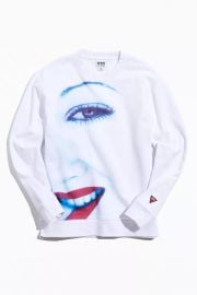 X Pleasures Lip Bite Crew Neck Sweatshirt at Urban Outfitters