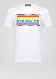 X Pride Logo T-shirt by Versace at Versace