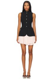 X Revolve Justine Dress In Black Blush at Revolve