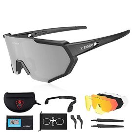 X Tiger Polarized Sports Sunglasses with 5 Interchangeable Lenses at Walmart