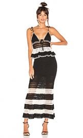 X by NBD Calypso Dress in Black  amp  Ivory from Revolve com at Revolve