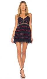 X by NBD Pearl Dress in Navy  amp  Red from Revolve com at Revolve