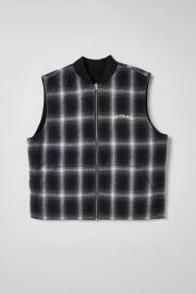 XLarge at Urban Outfitters Ombre Plaid Reversible Vest at Urban Outfitters