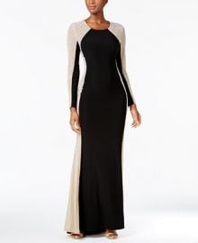 XSCAPE Rhinestone Illusion Gown   Reviews - Dresses - Women - Macy s at Macys