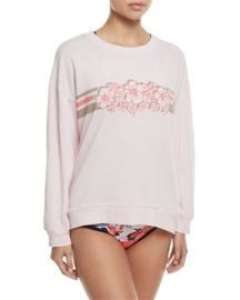 Xirena James Crewneck Pullover Fleece Sweatshirt at Neiman Marcus