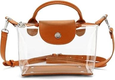 Y&R Direct Clear Bag Purse Stadium Approved Transparent Handbags See Through Crossbody Bag for Concerts Sports Events at Amazon