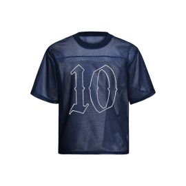 Y2K Mesh Short Sleeve Football Jersey at Y2k Dream