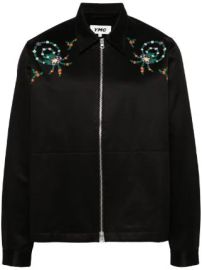 YMC Bowie Floral embroidered Jacket at Farfetch