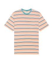 Yarn Dye Stripe Pocket Tee at Revolve
