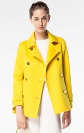 Yellow Coat at Carolina Herrera