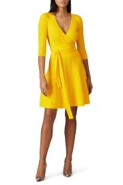 Yellow Crossover Dress by Lauren Ralph Lauren for 30 Rent the Runway at Rent the Runway