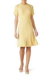 Yellow Flare Dress by Donna Morgan Rent the Runway at Rent the Runway
