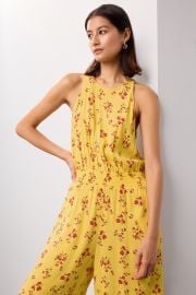 Yellow Floral Jumpsuit by Thakoon x RTR Rent the Runway at Rent the Runway