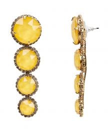 Yellow Graduated Drop Earrings at Intermix