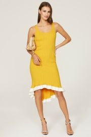 Yellow Knit Dress by Esteban Cortazar Collective Rent the Runway at Rent the Runway