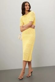 Yellow Knit Midi Dress by Jason Wu x RTR Rent the Runway at Rent the Runway