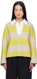 Yellow Oversized Polo at Ssense