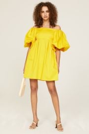 Yellow Satin Dress by Peter Som Collective for 40 - 55 Rent the Runway at Rent the Runway