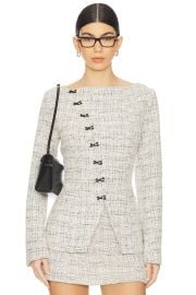 Yellow The Label Wellington Jacket In Cream at Revolve