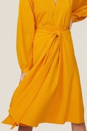 Yellow Tie Front Skirt by TOME Collective for 35 Rent the Runway at Rent the Runway