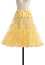 Yellow crinoline at ModCloth at Modcloth