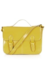 Yellow satchel at Topshop